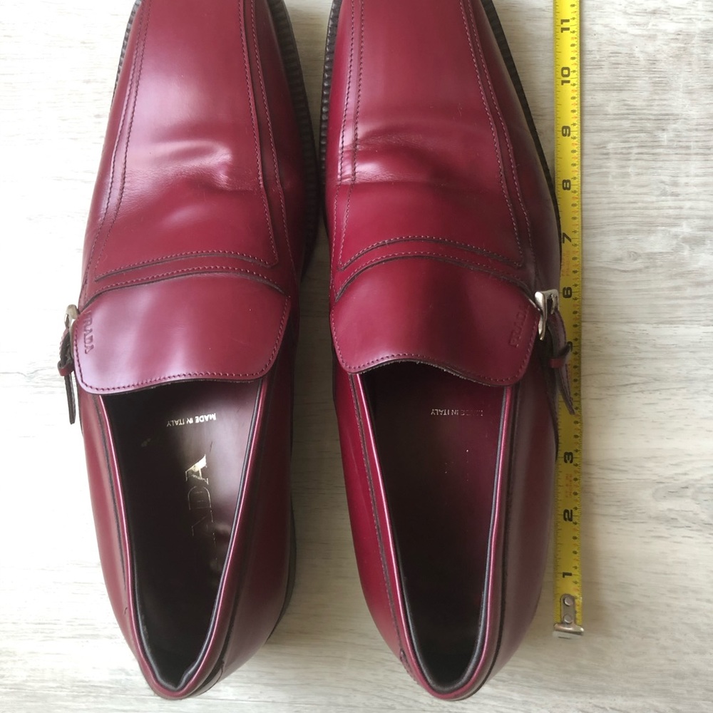 PRADA AUTHENT MEN DRESS SHOES 8.5 EU, FITS US 10,5 - Picture 5 of 7